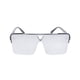 thumbnail image 5 of SAYOO Gafas de sol de moda para niños Gafas de montura cuadrada de triángulo plano simple con protección UV 400 SAYOO  Moda, 5 of 9