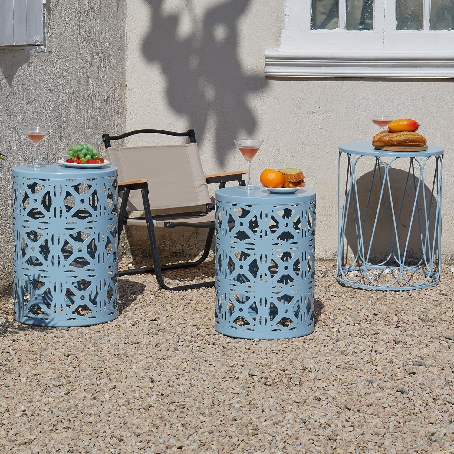 WM25S3BLUE End Tables