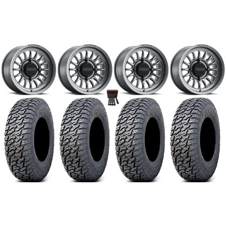 Method 411 15 Wheels Ti (4+3) 33 Daemon Tires Sportsman RZR Ranger