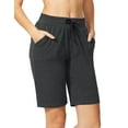 thumbnail image 7 of BALEAF Bermuda Shorts For Women Running Basketball Shorts With Pockets Deep Gray Size M, 7 of 7