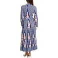 thumbnail image 2 of Gracia womens  Tiered Midi Dress, s, Purple, 2 of 3