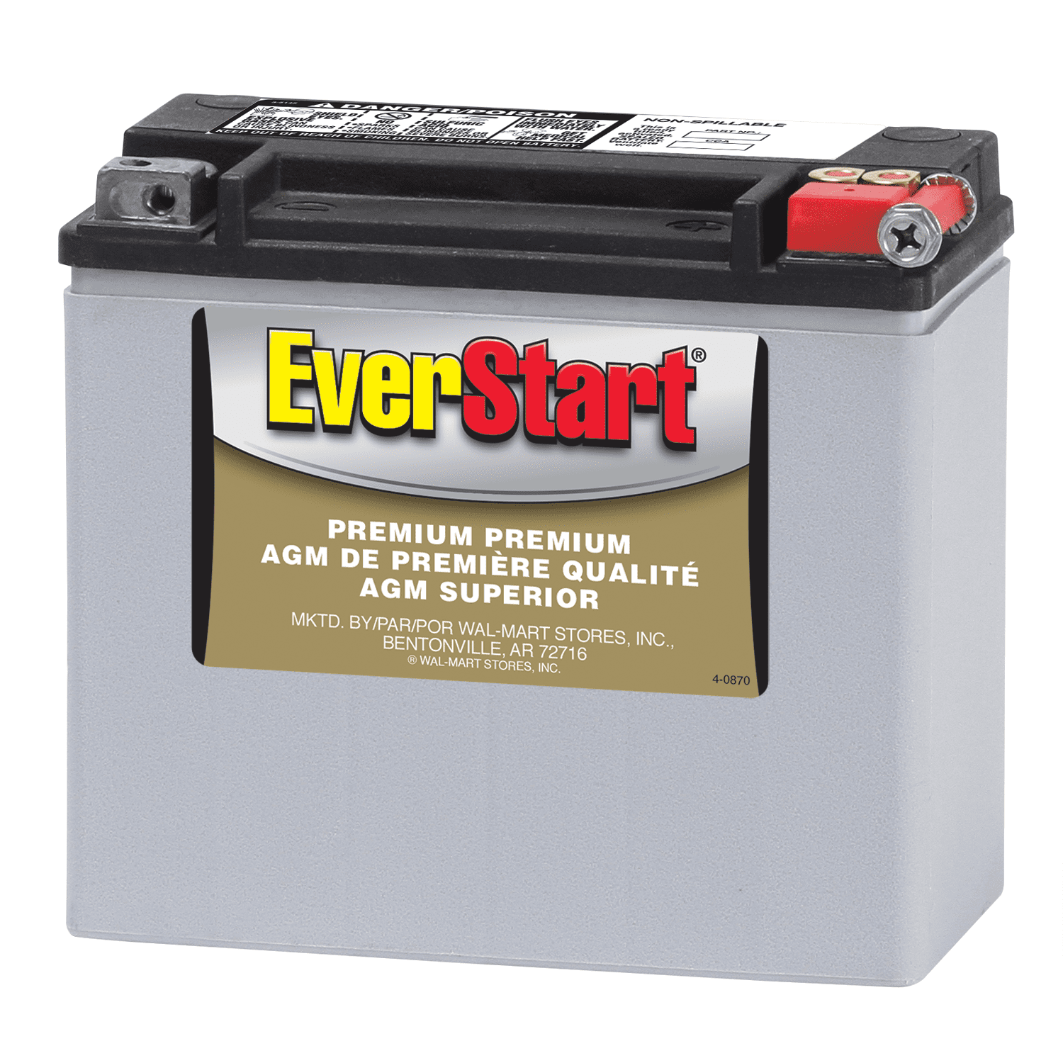 EverStart Premium AGM Power Sport 