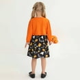 thumbnail image 4 of GYRATEDREAM Toddler Girl Sleeveless Dresses and Long Sleeve Ruffle Cardigan 2 Piece Halloween Outfits, 4 of 7