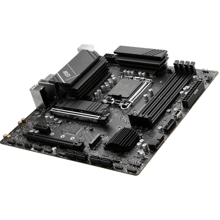 MSI - PRO B760M-A WIFI DDR4 (Socket LGA 1700) USB 3.2 Intel Motherboard - Black