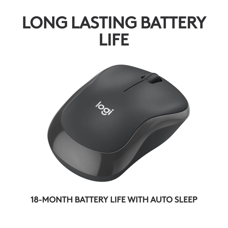 Logitech, Wireless Mouse, M240 Silent Bluetooth, Compact Portable