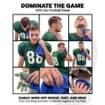 thumbnail image 4 of Exxact Sports Football Towel with Hook & Loop Fastener, Quarterback QB Sports Towel to Clean Hands, Visor and Gloves - Highly Absorbent, Quick Dry (Navy), 4 of 7