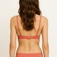 thumbnail image 2 of Youmita Lightly Padded, Underwire Support Satin Lace Trim Bra 38C, 2 of 2