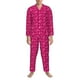 thumbnail image 3 of Balery Breast Cancer Awareness6 Pijama para Hombre de Dos Piezas con Manga Larga, Conjunto de Dormir y Descanso Suave con Bolsillos-Medium, 3 of 7