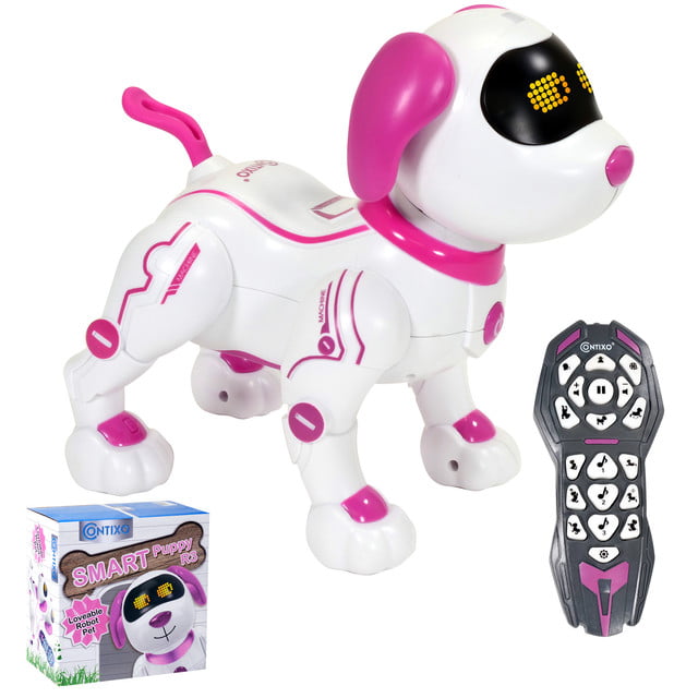 Voice Control Electronic Pet Robot Smart Puppy Dog Toy with Light and Sound 
