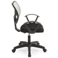 thumbnail image 4 of Hodedah Mesh Adjustable Height Swiveling Task Chair in Gray, 4 of 5