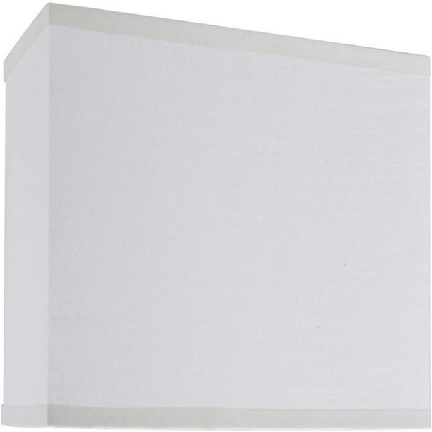 Aspen Creative 32035 Transitional Rectangle Hardback Shape Spider Construction Lamp Shade In Off White 16 Nbsp Wide Top 8 Bottom X Height 10 Com Aspen Creative 32035 Transitional, Rectangular Lamp Shades Off White