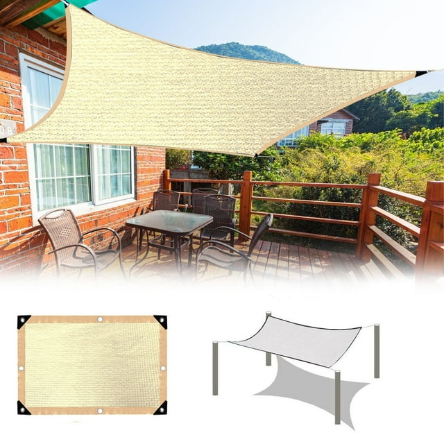 Shade Cloth Sunblock Mesh Cover Taped With Grommets Sun Net For Pergola Plants Greenhouse Gardens Patio
