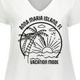 thumbnail image 4 of Inktastic Summer Vacation Mode Anna Maria Island Florida Women's Plus Size V-Neck T-Shirt, 4 of 5