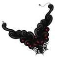 thumbnail image 3 of Collar gótico de Halloween Sunnimix de encaje negro, 3 of 8