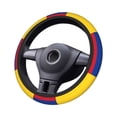 thumbnail image 3 of 15 Inch Elastic Steering Wheel Cover Colombia Flag Steering Wheel Cover Universal Neoprene Steering Wheel Covers Protector, 3 of 6