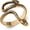 Gold&Black, variant on Snake Ring Men Women Gothic Jewelry Retro Animal Fashion Personality Stainless Steel Ring