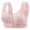 Pink, variant on LIUYUNNN Printed Underwear For Women Soft Vest Style Large Size Bra Without Underwire Bras 36c Sports Bra Packs High Support Bras for Women plus Size Sports Bras for Women 2x, Size 36