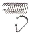 thumbnail image 1 of Gancho De Cortina De Ducha De Acero Inoxidable Gancho De Ducha De Metal Gancho De Baño Gancho De Baño Anillo De Cortina De Ducha De Cinco Cuentas Eigraketly HA021808-00, 1 of 5
