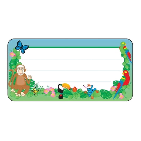 SHAPES ETC. Nametag - Rainforest
