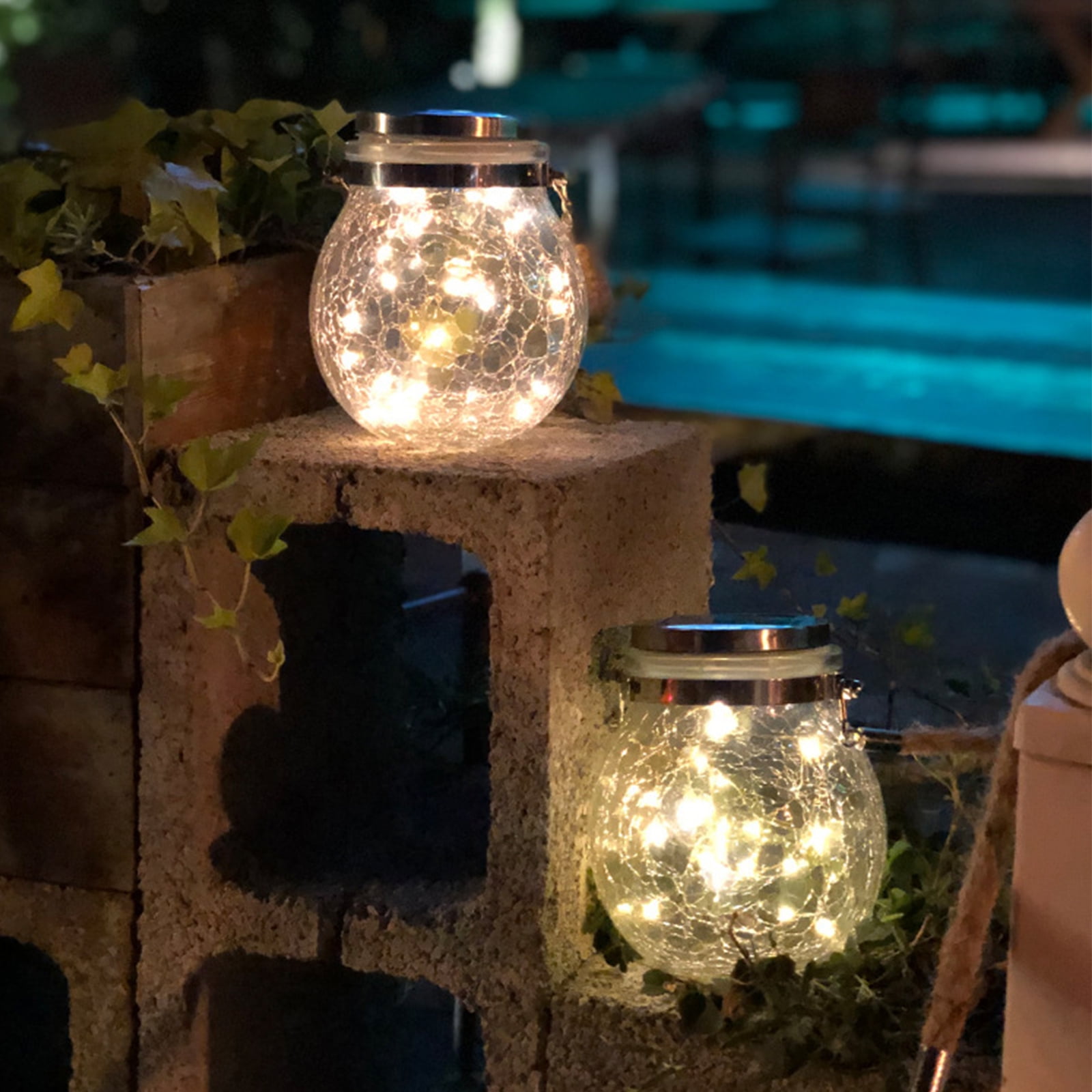 TaoFiaCo Solar Lantern Outdoor Lights,Hanging Waterproof