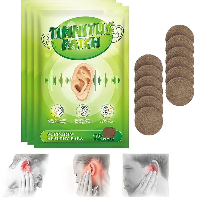 Alivio de tinnitus para zumbidos en los oídos, parches de alivio de tinnitus, parche de tinnitus para mejorar la escucha, reduce el ruido del oído esquí esquí Gafas de esquí