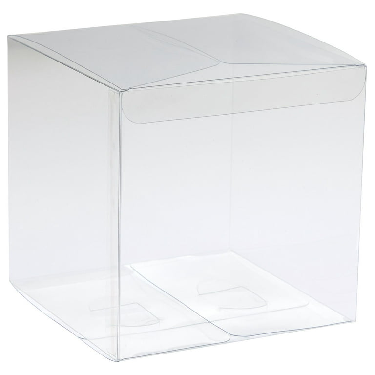 5 Pcs Clear Rectangle Small Storage Boxes with Lid Containers Display Boxes  Favor Gift Box for