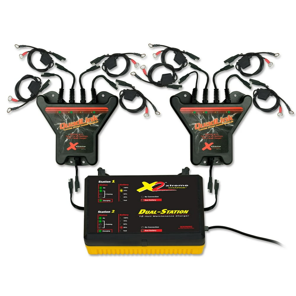 PulseTech Xtreme 8Station QuadLink Battery Charger Kit
