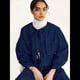 thumbnail image 5 of Chaqueta Corta para Mujer, de Moda, con Lazo Frontal, Cuello de Solapa, Larga, Abrigo Vaquero, Blusa Ligera de Otoño Azul Oscuro M, 5 of 6