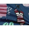 thumbnail image 5 of oneOone Rayon Navy Blue Fabric Summer Beach Sewing Material Print Fabric By The Yard 56 Inch Wide, 5 of 5