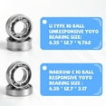 thumbnail image 4 of Yoyo Kit,12 Yoyo Strings,8 Silicone Pads,2 10 Ball Unresponsive ,2 Narrow C Responsive ,4Yoyo Axle, 4 of 6