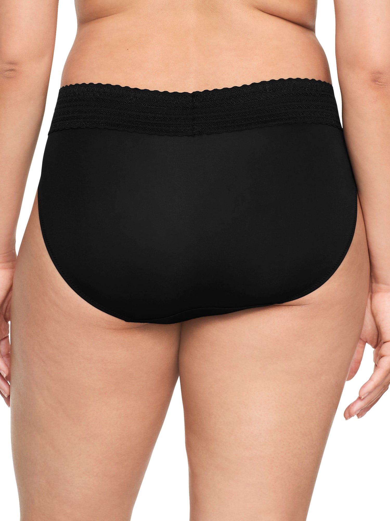 Warners® Blissful Benefits Dig-Free Comfort Waistband with Lace Microfiber Hi-Cut 3-Pack WRW251HC10W