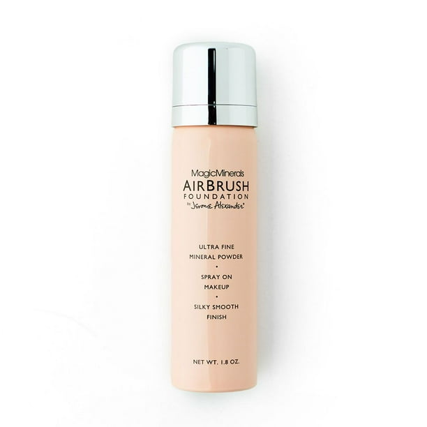 Jerome Alexander MagicMinerals AirBrush Foundation, Spray Makeup Set with Antiaging Ingredients