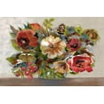 thumbnail image 2 of Charest, Doris 18x13 Gold Ornate Wood Framed with Double Matting Museum Art Print Titled - Bright Excited Florals 2, 2 of 4