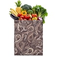 thumbnail image 1 of Boho Chic Paisley Foldable Tote Bag - Reusable Grocery Bag with Vintage Floral Pattern, Washable & Durable, 1 of 6