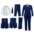 thumbnail image 4 of ETHAN Trajes De NiñOs Elegantes Cheap Suits 5 Piece Slim Fit Set for Wedding Young Men Size 20, 4 of 8