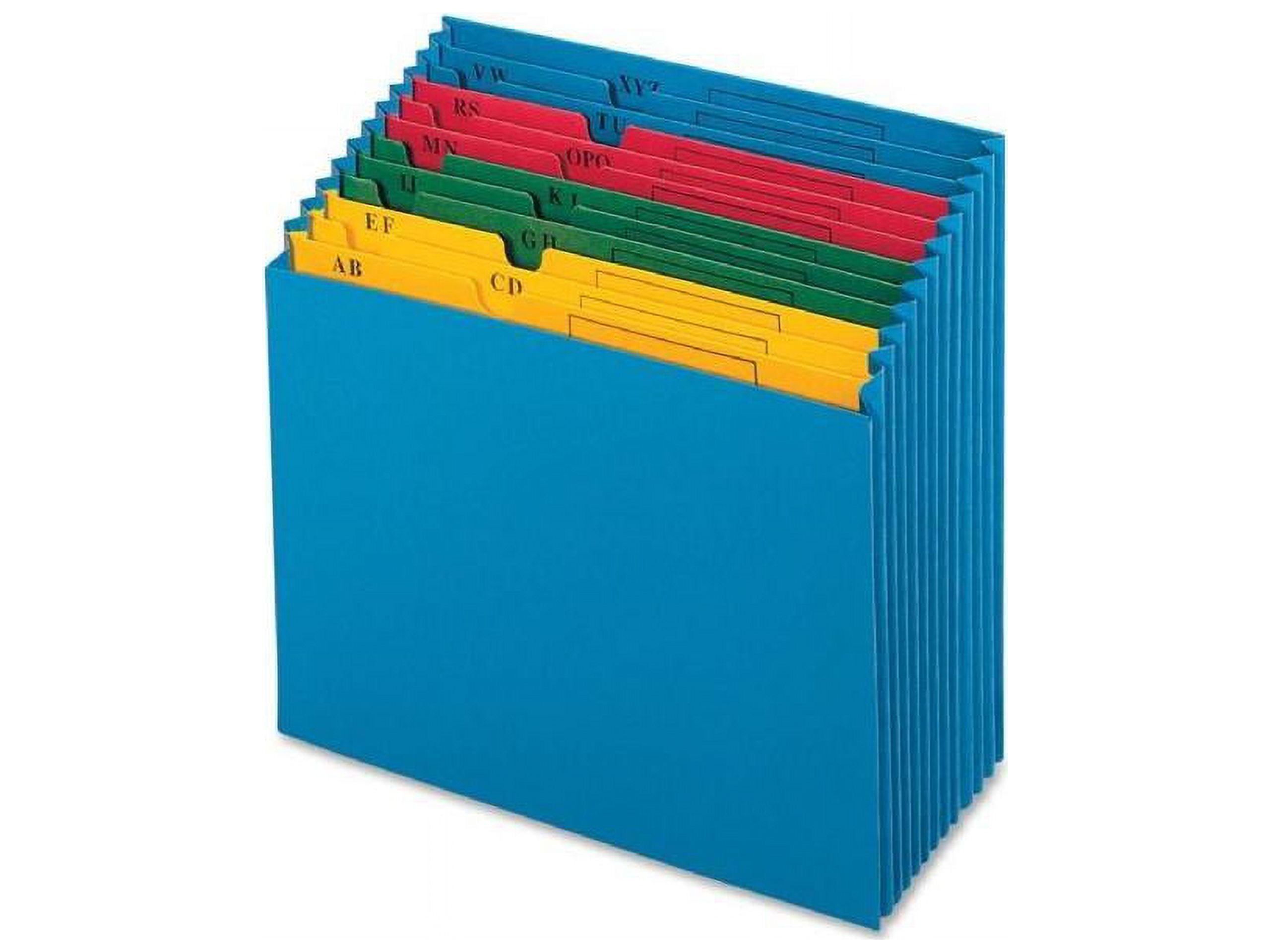 Globe-Weis 20134 QuickVue Project File 11" Width x 12" Length Sheet Size - 12 Pockets - Paper - Blue - 1 Each