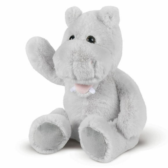 Vermont Teddy Bear Hippo Stuffed Animals - Hippo Plush, Gray, 15"