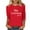 Red-Shirts, variant on Jsaierl Tops for Women 3/4 Sleeve Summer Round Neck Shirts Cute Print Petite Blouses Work Dressy T-shirts Top S-5XL