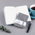 thumbnail image 3 of Cuaderno A7 creativo para oficina y negocios, libreta A5 con correa, cuaderno portátil con libro de notas impreso, 3 of 4