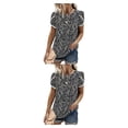 thumbnail image 1 of Jumpingount Camiseta de mujer Camisa casual Blusa Top Accesorios de vestir Punto blanco negro L Type1 NO1, 1 of 6