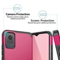 thumbnail image 4 of TJS Phone Case for TCL K11 T432W / TCL 502, Dual Layer Hybrid Magnetic Support Shockproof Heavy Duty Cover (Pink), 4 of 5