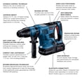 thumbnail image 3 of Martillo Rotativo Bosch GBH18V-36CK24-RT 18V Brushless 40mm, 3 of 9