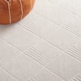 thumbnail image 6 of SAFAVIEH Pattern And Solid Jalen Geometric Area Rug, Ivory, 5'3" x 5'3" Round, 6 of 11