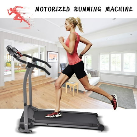 Running Machine 800W Treadmill Motorized Running Machine With Phone Tablet Holder
