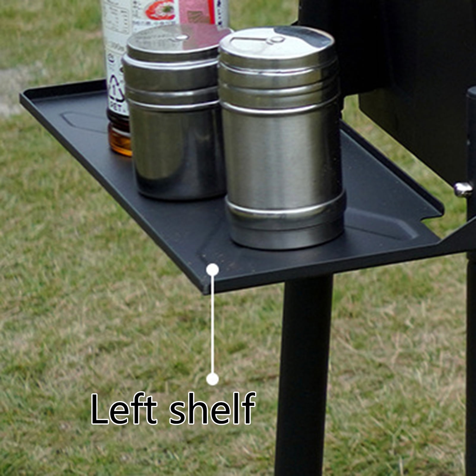ZNNT BBQ Charcoal Grill Foldable Outdoor Barbecue Tool for Patio Backyard Black