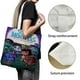 thumbnail image 3 of Super Monsters Bolso de tela con estampado de lienzo para mujer, bolsa de compras reutilizable y estética, con cremallera interior, regalo para mujer,38*45cm., 3 of 6
