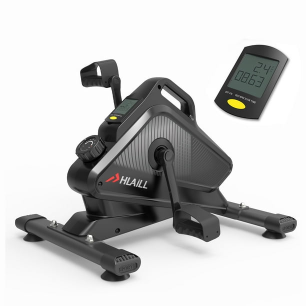 HLAiLL Pedal Mini Under Desk Bike 5Level Adjustable