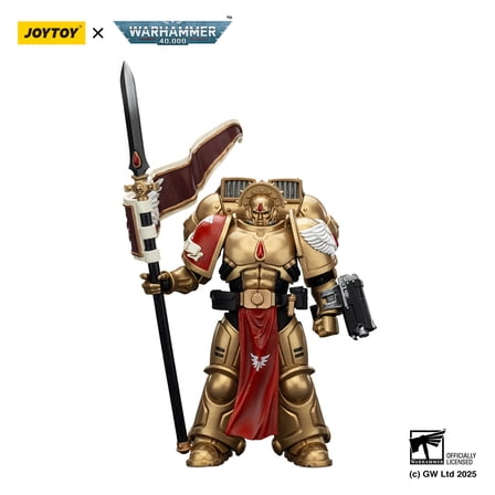 [IN STOCK] JOYTOY Warhammer 40K 1/18 Action Figures Blood Angels Sanguinary Guard 3 with Angelus Boltgun and Encarmine Spear