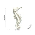 thumbnail image 3 of 10 Pieces Seahorse for Crafts, 2.36in Mini Resin Sea Decoration Set, Beach Crafts Decoration Aquarium Frame Gift, for Christmas Decor Beach Party Wedding DIY Crafts, 3 of 6