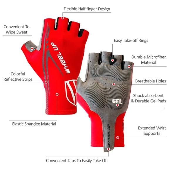 Cycling Gloves,Huiop Men Women Bike Hxber